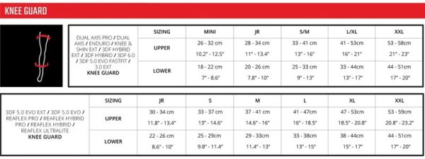 681-LeattKneeGuardSizeChart